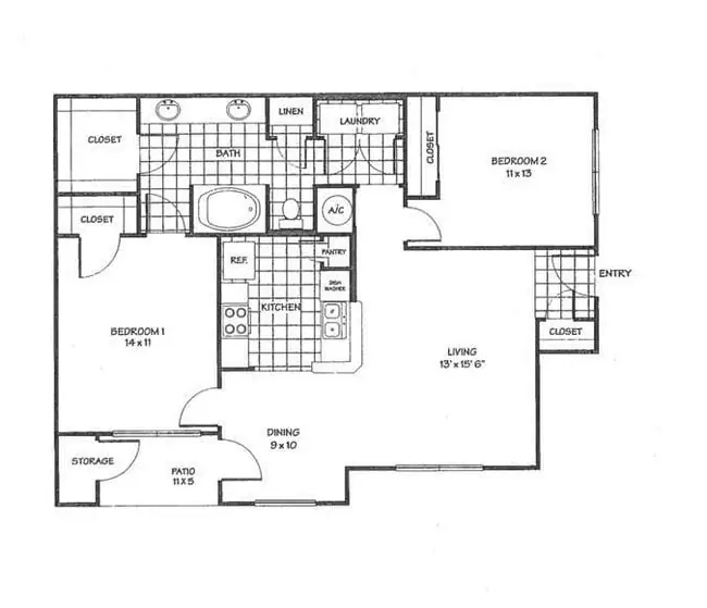 2A - Palermo 1001 floor plan